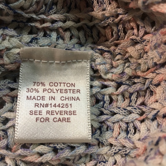 YORK & HUDSON Women's Tape Yard Crewneck Sweater In Blush Multi XL NWOT - Picture 6 of 14